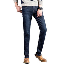 Load image into Gallery viewer, Men'S Jeans Homme Straight Biker Moto Jean Pants